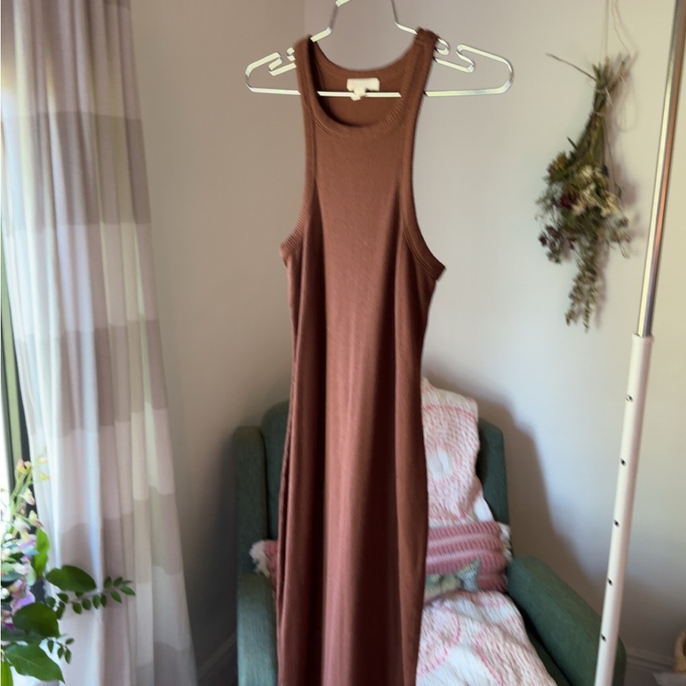 GBG Los Angeles Chocolate Maxi Dress
